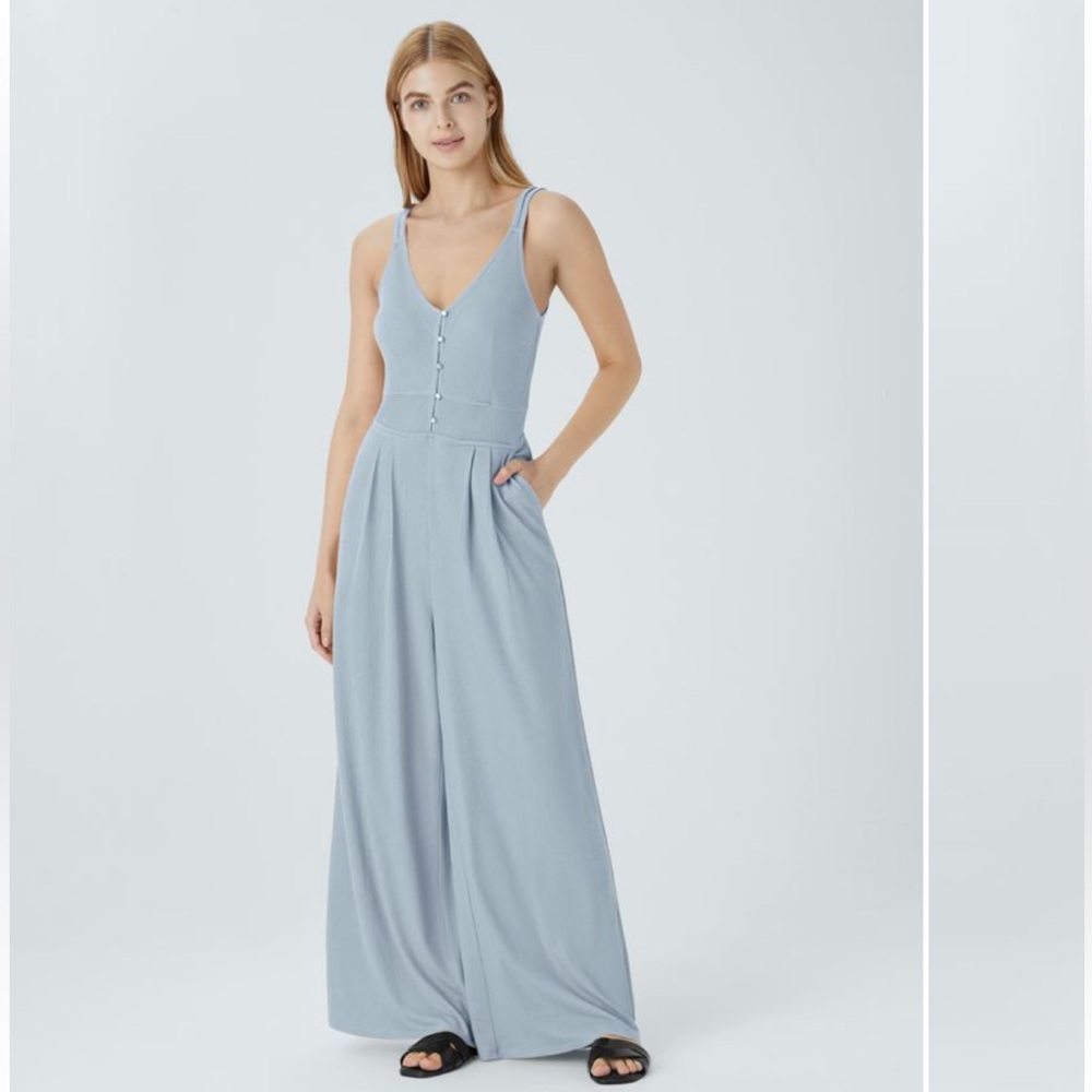 NWT HALARA Sky Blue Jumpsuit